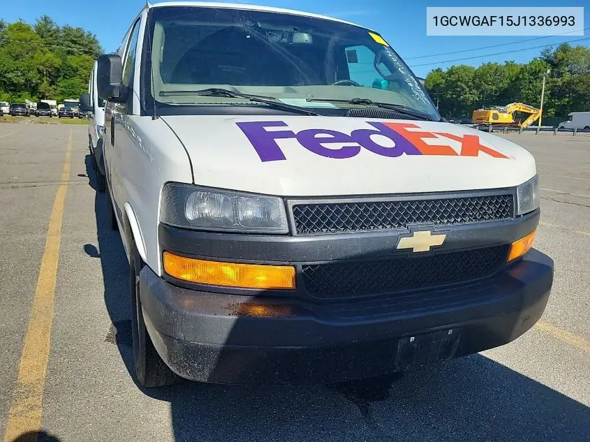 2018 Chevrolet Express G2500 VIN: 1GCWGAF15J1336993 Lot: 42631149