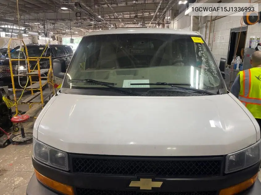 2018 Chevrolet Express G2500 VIN: 1GCWGAF15J1336993 Lot: 42631149