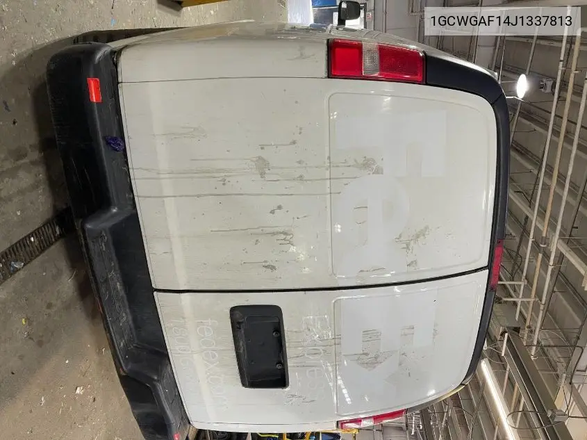 2018 Chevrolet Express 2500 Work Van VIN: 1GCWGAF14J1337813 Lot: 42631153
