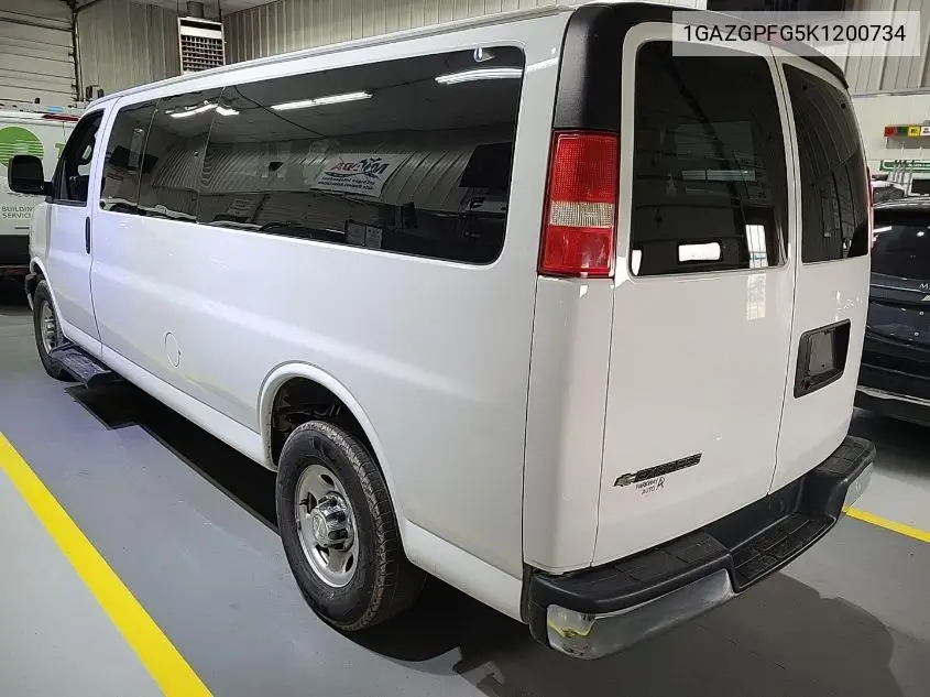 2019 Chevrolet Express G3500 Lt VIN: 1GAZGPFG5K1200734 Lot: 42271787
