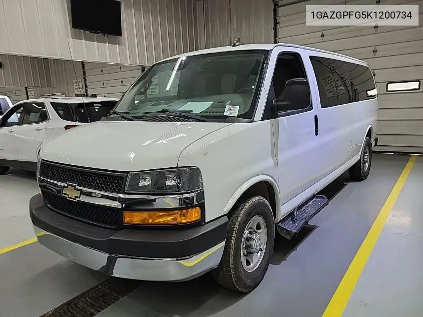 2019 Chevrolet Express G3500 Lt VIN: 1GAZGPFG5K1200734 Lot: 42271787