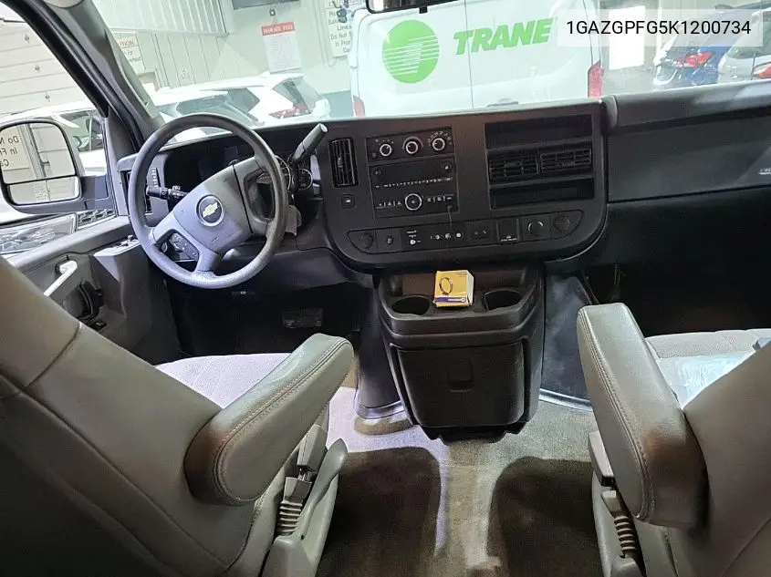 2019 Chevrolet Express G3500 Lt VIN: 1GAZGPFG5K1200734 Lot: 42271787