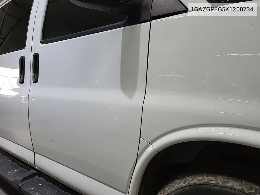 2019 Chevrolet Express G3500 Lt VIN: 1GAZGPFG5K1200734 Lot: 42271787