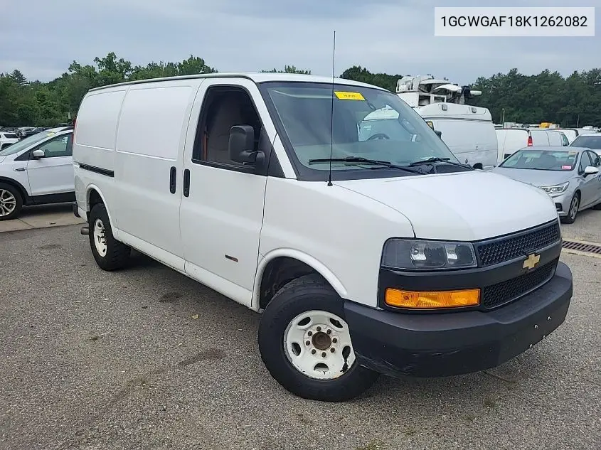 2019 Chevrolet Express G2500 VIN: 1GCWGAF18K1262082 Lot: 42631151