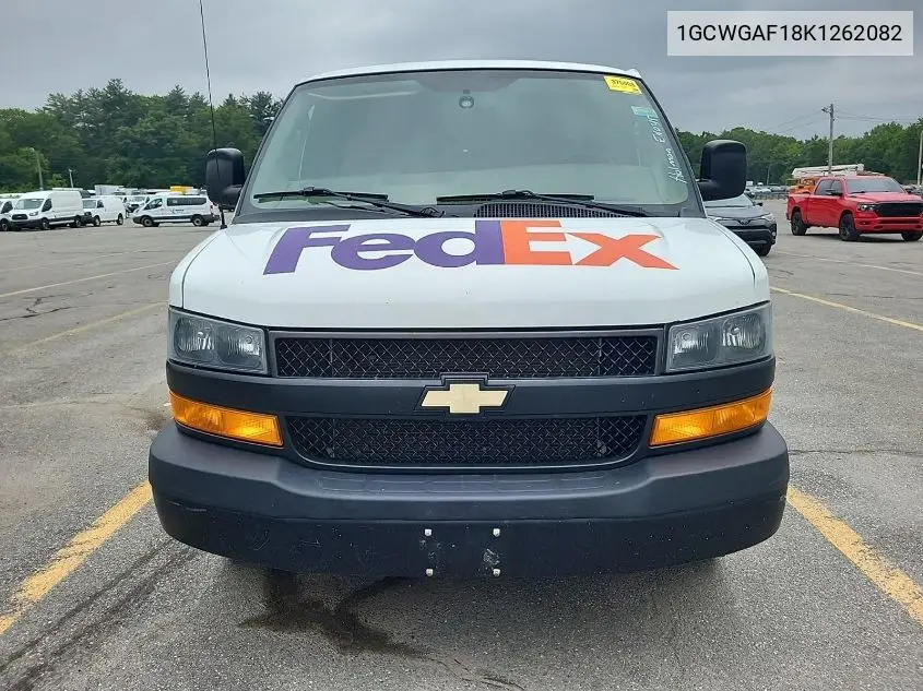 2019 Chevrolet Express G2500 VIN: 1GCWGAF18K1262082 Lot: 42631151