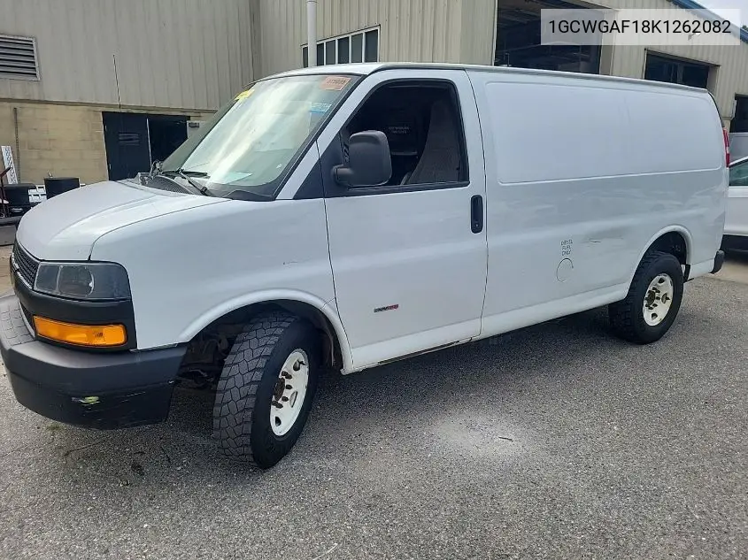 2019 Chevrolet Express G2500 VIN: 1GCWGAF18K1262082 Lot: 42631151