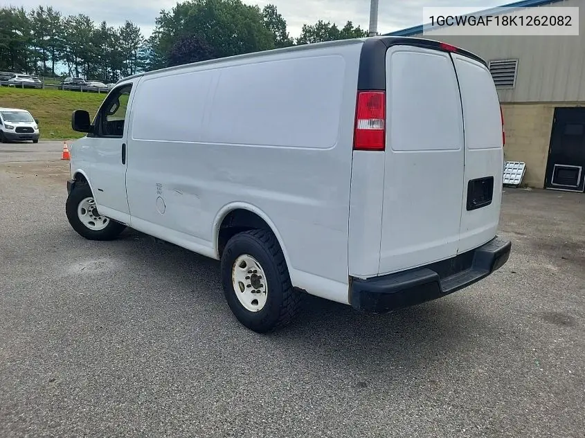 2019 Chevrolet Express G2500 VIN: 1GCWGAF18K1262082 Lot: 42631151