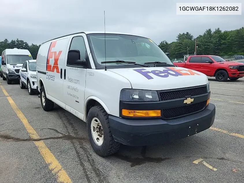 2019 Chevrolet Express G2500 VIN: 1GCWGAF18K1262082 Lot: 42631151