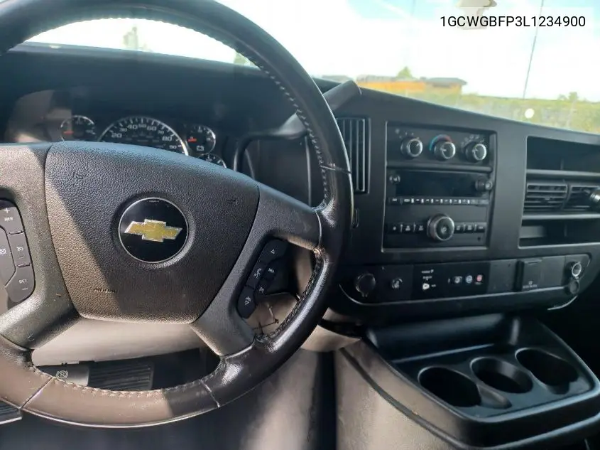 2020 Chevrolet Express Cargo Rwd 2500 Extended Wheelbase Wt VIN: 1GCWGBFP3L1234900 Lot: 42751011