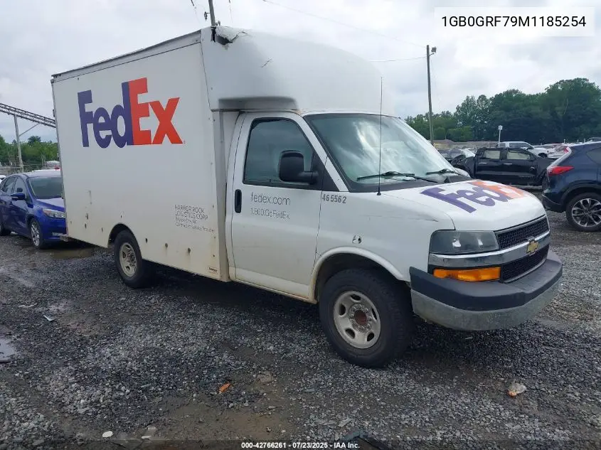 2021 Chevrolet Express Cutaway Work Van VIN: 1GB0GRF79M1185254 Lot: 42766261