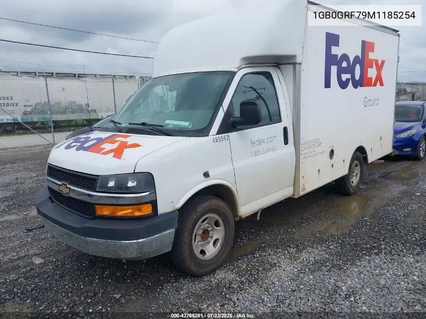 2021 Chevrolet Express Cutaway Work Van VIN: 1GB0GRF79M1185254 Lot: 42766261