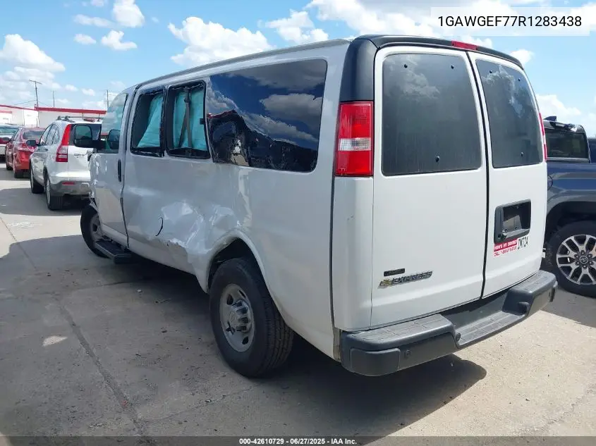 2024 Chevrolet Express Passenger Rwd 2500 Regular Wheelbase Ls VIN: 1GAWGEF77R1283438 Lot: 42610729