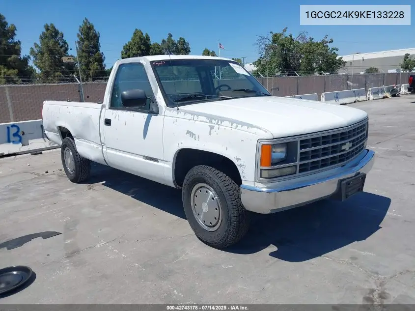 1989 Chevrolet Gmt-400 C2500 VIN: 1GCGC24K9KE133228 Lot: 42743178