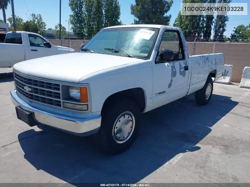 1989 Chevrolet Gmt-400 C2500 VIN: 1GCGC24K9KE133228 Lot: 42743178