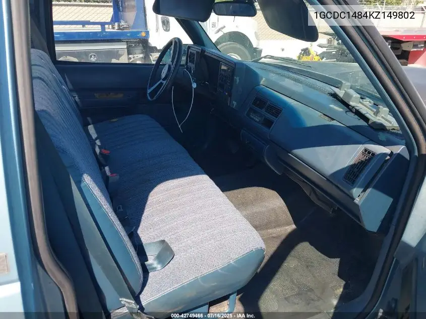 1989 Chevrolet Gmt-400 VIN: 1GCDC1484KZ149802 Lot: 42749466