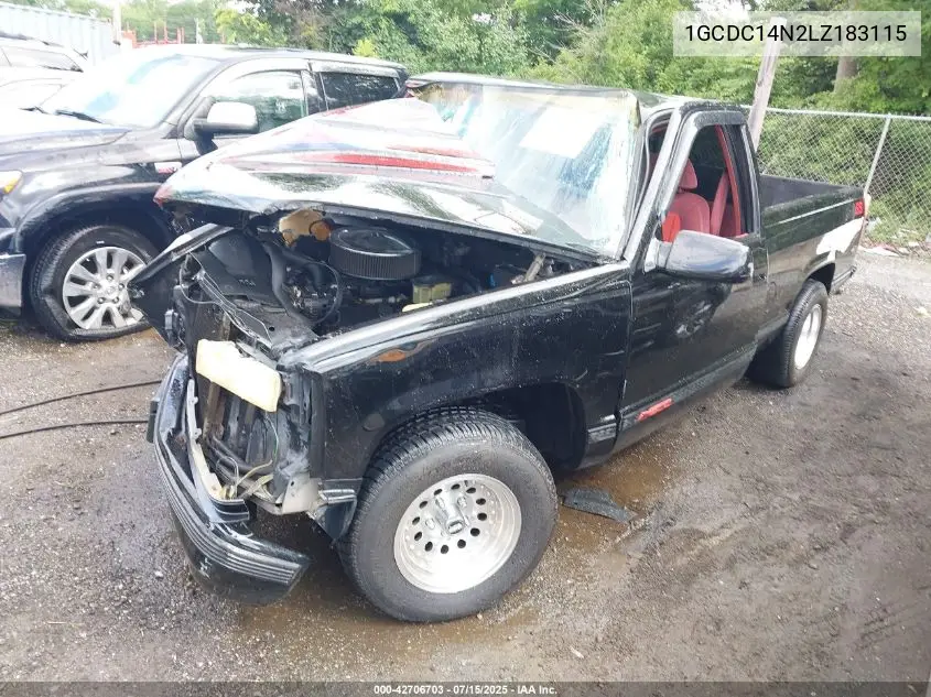 1990 Chevrolet Gmt-400 C1500 VIN: 1GCDC14N2LZ183115 Lot: 42706703