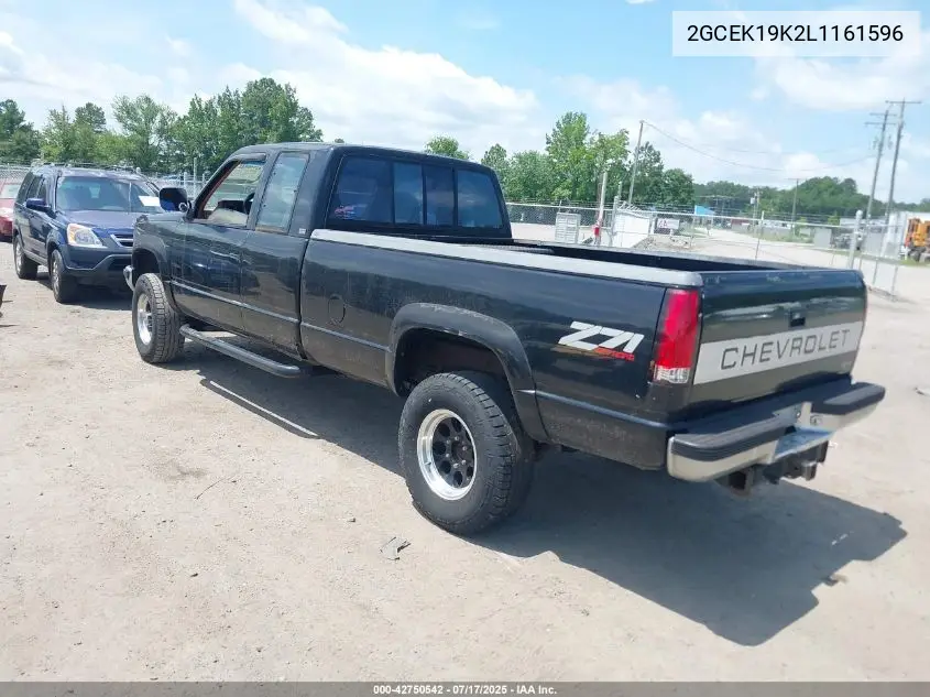 1990 Chevrolet Gmt-400 K1500 VIN: 2GCEK19K2L1161596 Lot: 42750542