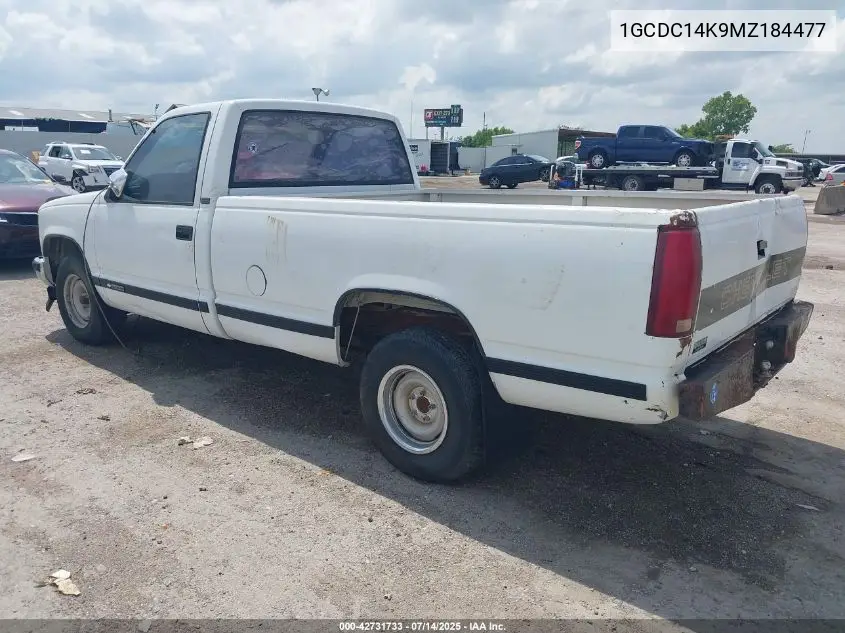 1991 Chevrolet Gmt-400 C1500 VIN: 1GCDC14K9MZ184477 Lot: 42731733