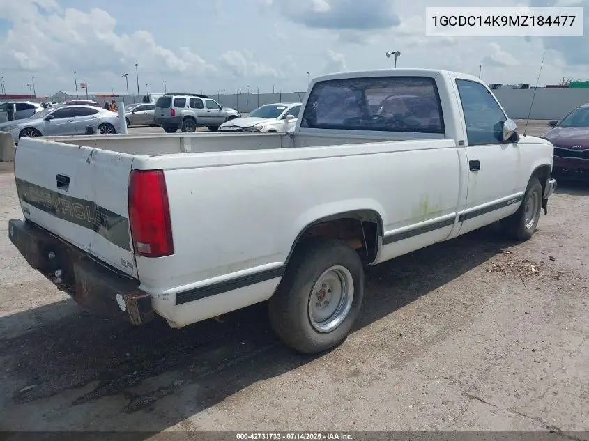 1991 Chevrolet Gmt-400 C1500 VIN: 1GCDC14K9MZ184477 Lot: 42731733