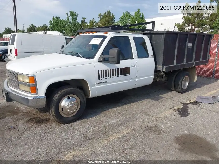 1991 Chevrolet Gmt-400 C3500 VIN: 2GCHC39KXM1220885 Lot: 42759011