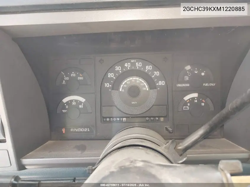 1991 Chevrolet Gmt-400 C3500 VIN: 2GCHC39KXM1220885 Lot: 42759011