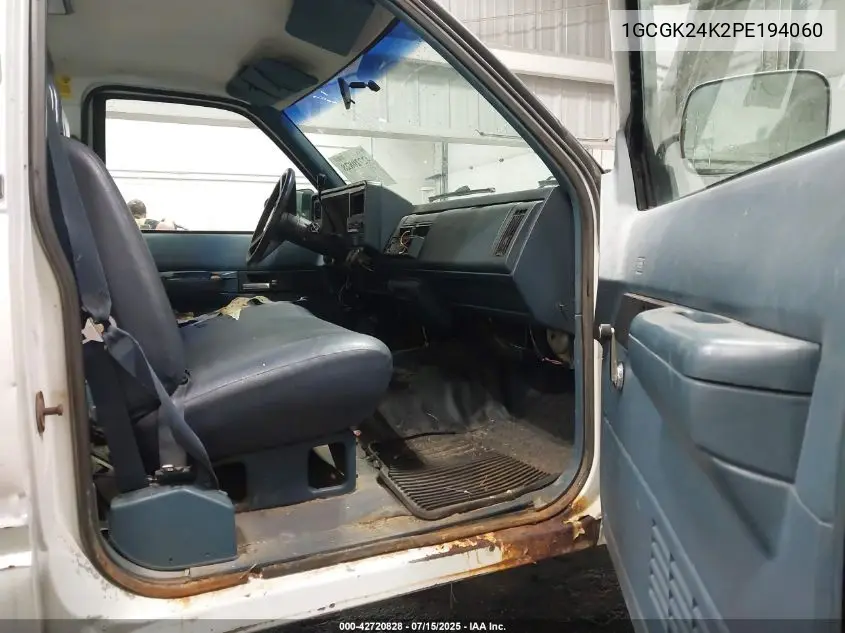 1993 Chevrolet Gmt-400 K2500 VIN: 1GCGK24K2PE194060 Lot: 42720828