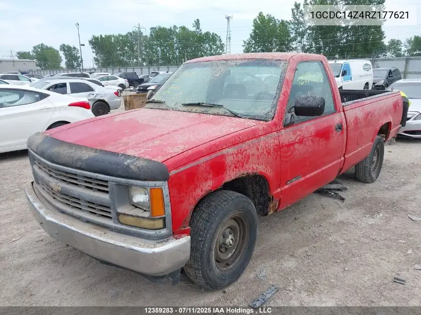 1994 Chevrolet Gmt-400 C1500 VIN: 1GCDC14Z4RZ177621 Lot: 12359283