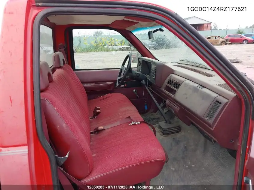 1994 Chevrolet Gmt-400 C1500 VIN: 1GCDC14Z4RZ177621 Lot: 12359283