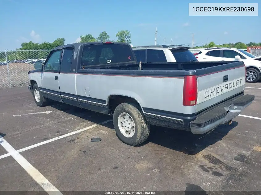 1994 Chevrolet Gmt-400 C1500 VIN: 1GCEC19KXRE230698 Lot: 42709723