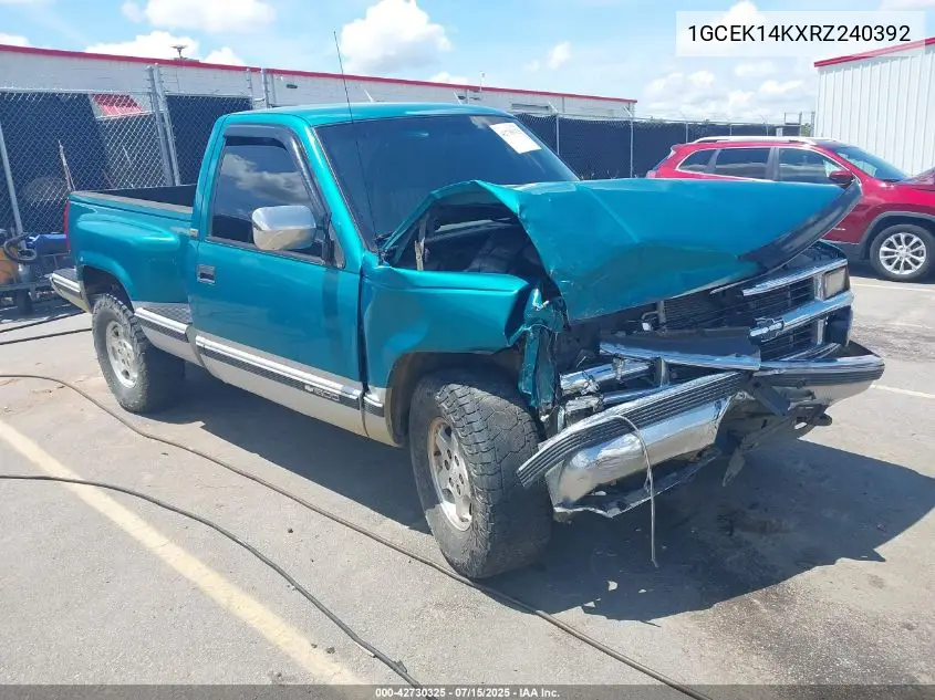 1994 Chevrolet Gmt-400 K1500 VIN: 1GCEK14KXRZ240392 Lot: 42730325