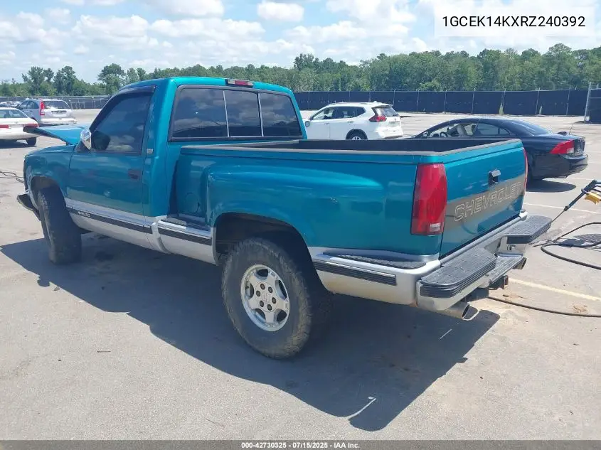 1994 Chevrolet Gmt-400 K1500 VIN: 1GCEK14KXRZ240392 Lot: 42730325