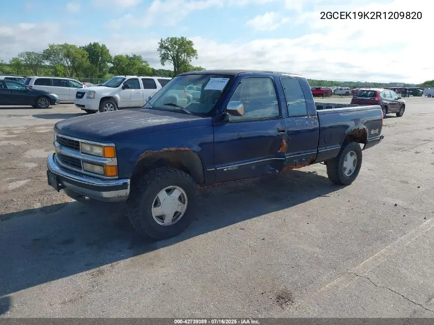 1994 Chevrolet Gmt-400 K1500 VIN: 2GCEK19K2R1209820 Lot: 42739389