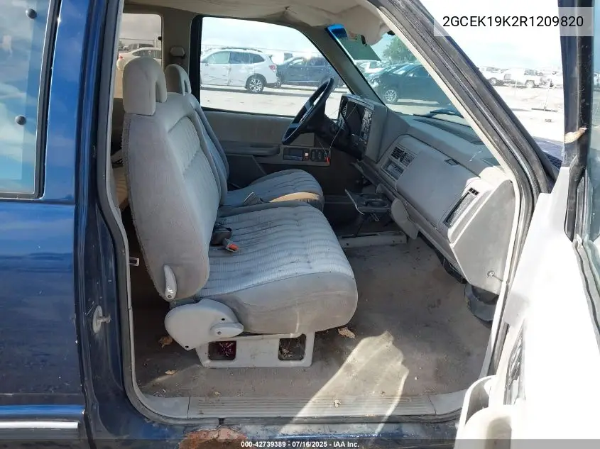 1994 Chevrolet Gmt-400 K1500 VIN: 2GCEK19K2R1209820 Lot: 42739389