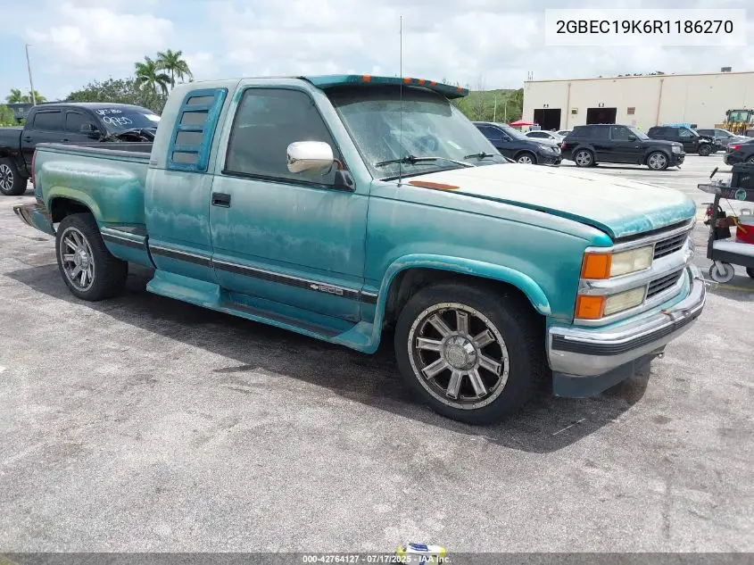 1994 Chevrolet Gmt-400 C1500 VIN: 2GBEC19K6R1186270 Lot: 42764127