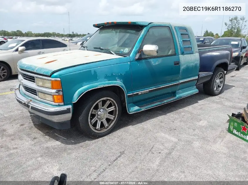 1994 Chevrolet Gmt-400 C1500 VIN: 2GBEC19K6R1186270 Lot: 42764127