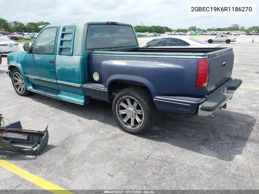 1994 Chevrolet Gmt-400 C1500 VIN: 2GBEC19K6R1186270 Lot: 42764127
