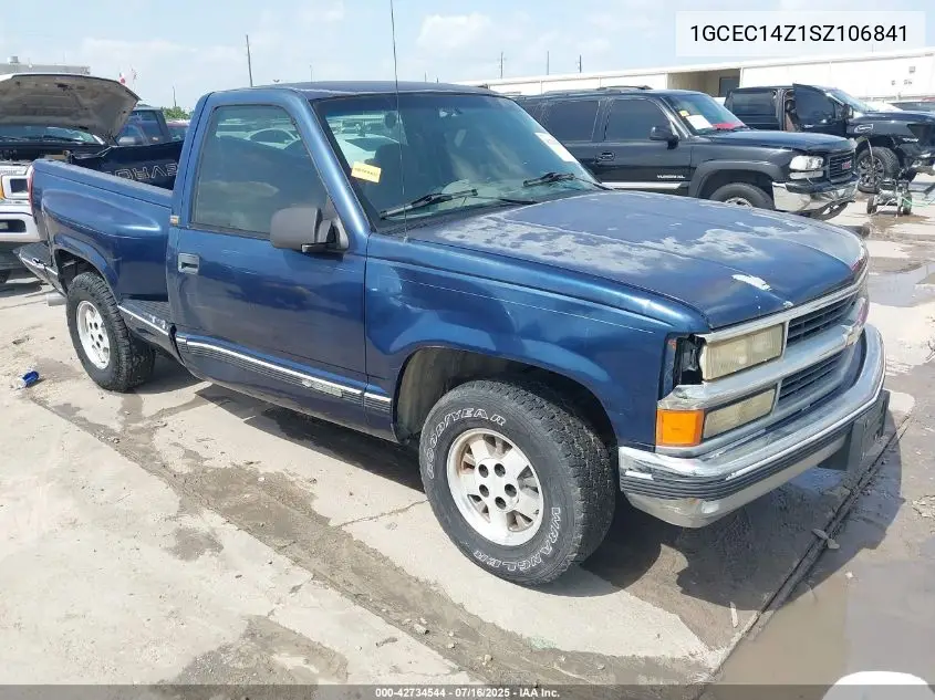 1995 Chevrolet Gmt-400 C1500 VIN: 1GCEC14Z1SZ106841 Lot: 42734544