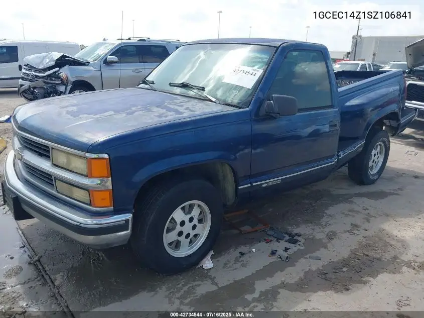 1995 Chevrolet Gmt-400 C1500 VIN: 1GCEC14Z1SZ106841 Lot: 42734544