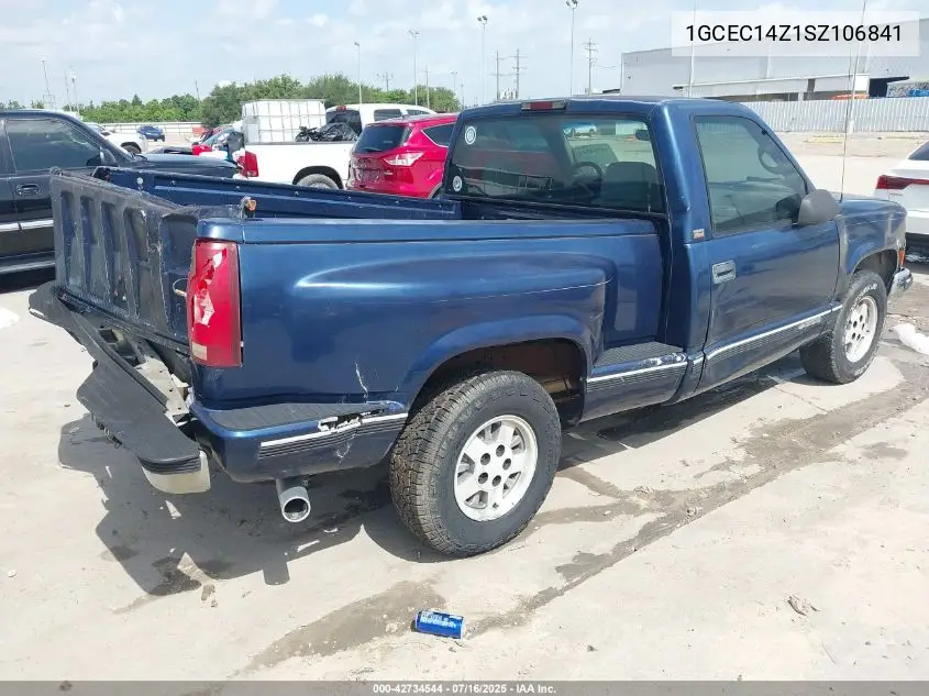 1995 Chevrolet Gmt-400 C1500 VIN: 1GCEC14Z1SZ106841 Lot: 42734544