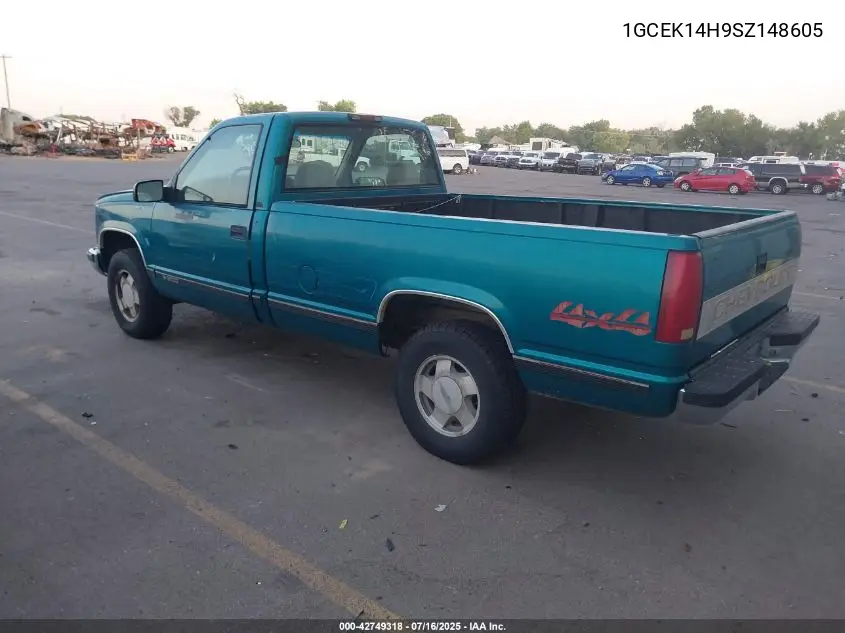 1995 Chevrolet Gmt-400 K1500 VIN: 1GCEK14H9SZ148605 Lot: 42749318