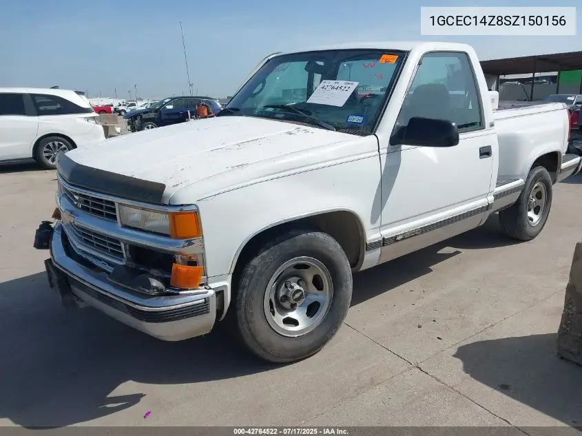 1995 Chevrolet Gmt-400 C1500 VIN: 1GCEC14Z8SZ150156 Lot: 42764522