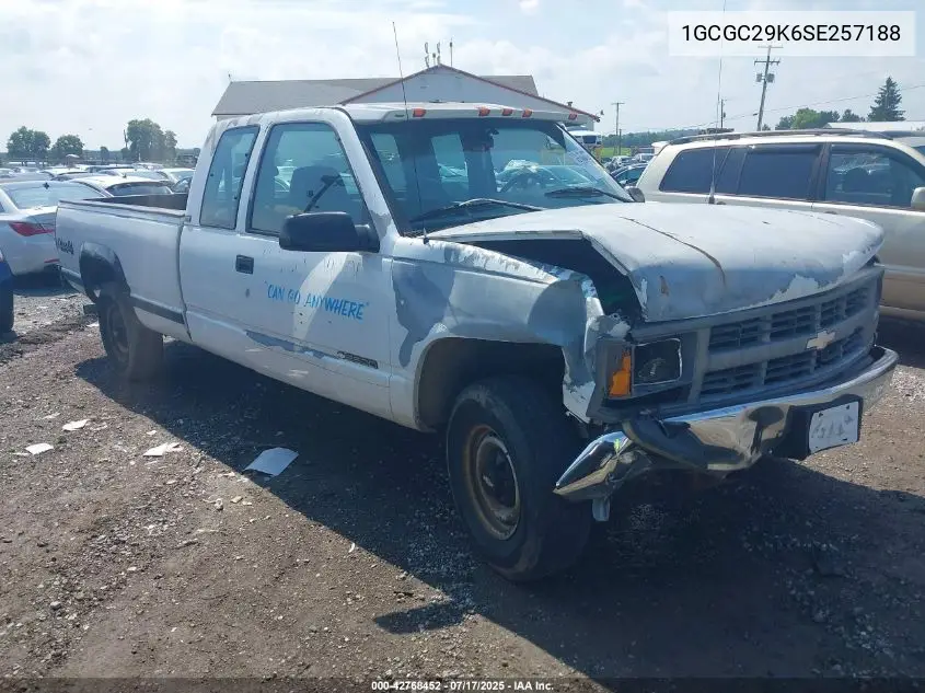 1995 Chevrolet Gmt-400 C2500 VIN: 1GCGC29K6SE257188 Lot: 42768452