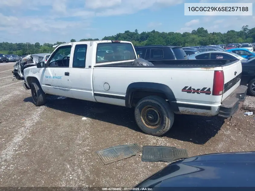 1995 Chevrolet Gmt-400 C2500 VIN: 1GCGC29K6SE257188 Lot: 42768452