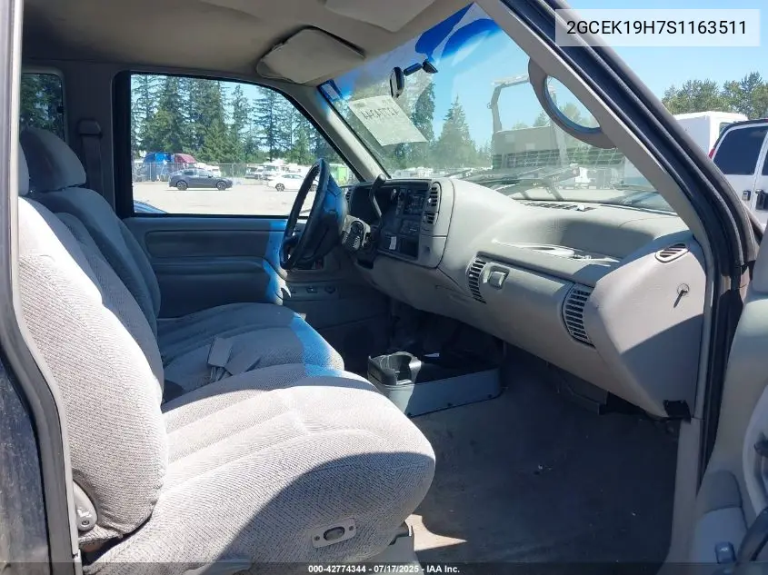 1995 Chevrolet Gmt-400 K1500 VIN: 2GCEK19H7S1163511 Lot: 42774344