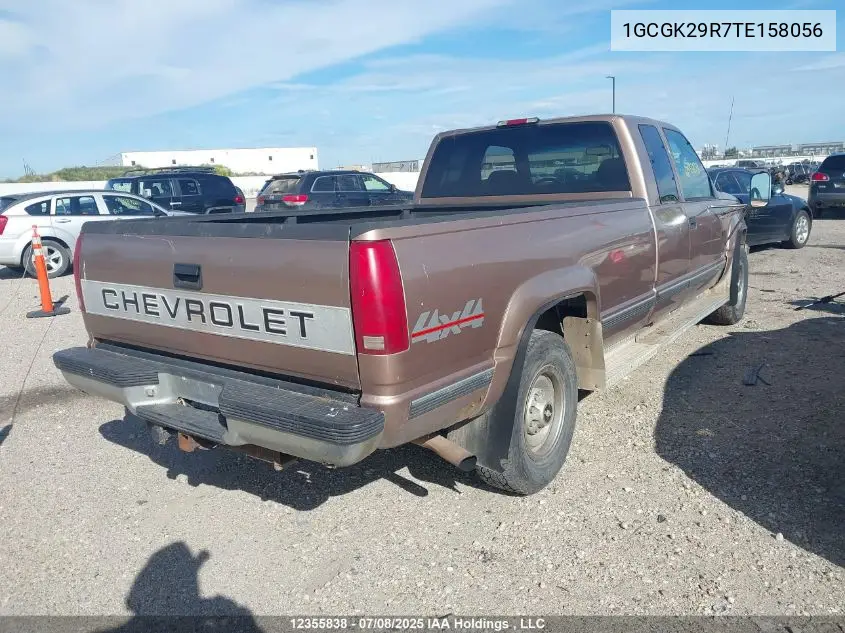 1996 Chevrolet Gmt-400 K2500 VIN: 1GCGK29R7TE158056 Lot: 12355838