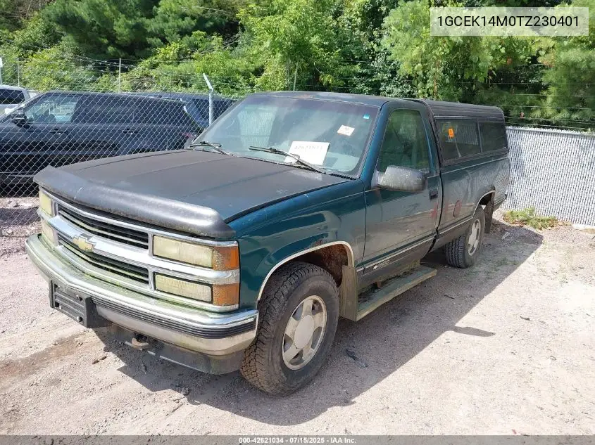 1996 Chevrolet Gmt-400 K1500 VIN: 1GCEK14M0TZ230401 Lot: 42621034