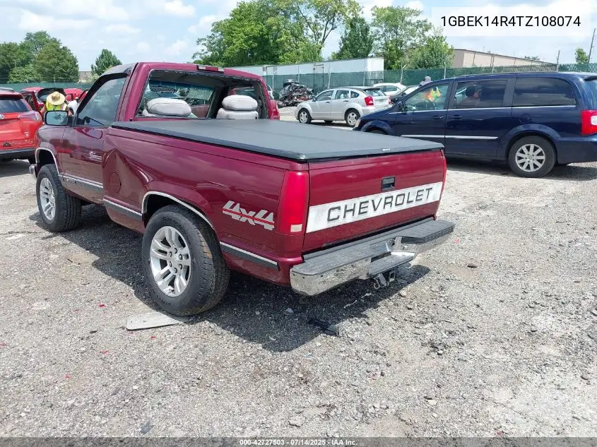 1996 Chevrolet Gmt-400 K1500 VIN: 1GBEK14R4TZ108074 Lot: 42727503