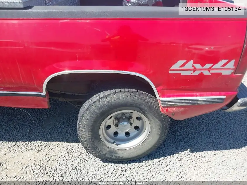 1996 Chevrolet Gmt-400 K1500 VIN: 1GCEK19M3TE105134 Lot: 42736005