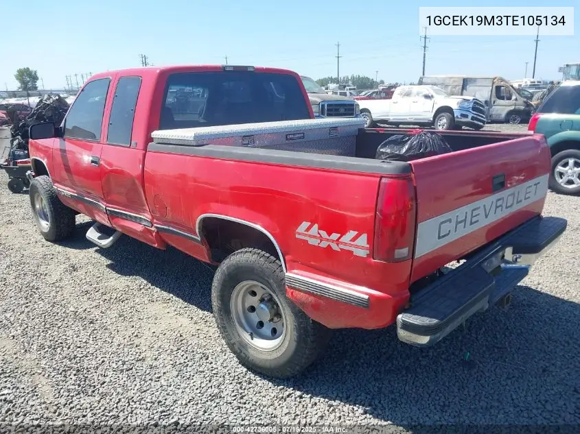 1996 Chevrolet Gmt-400 K1500 VIN: 1GCEK19M3TE105134 Lot: 42736005