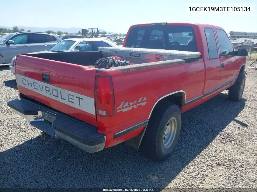 1996 Chevrolet Gmt-400 K1500 VIN: 1GCEK19M3TE105134 Lot: 42736005